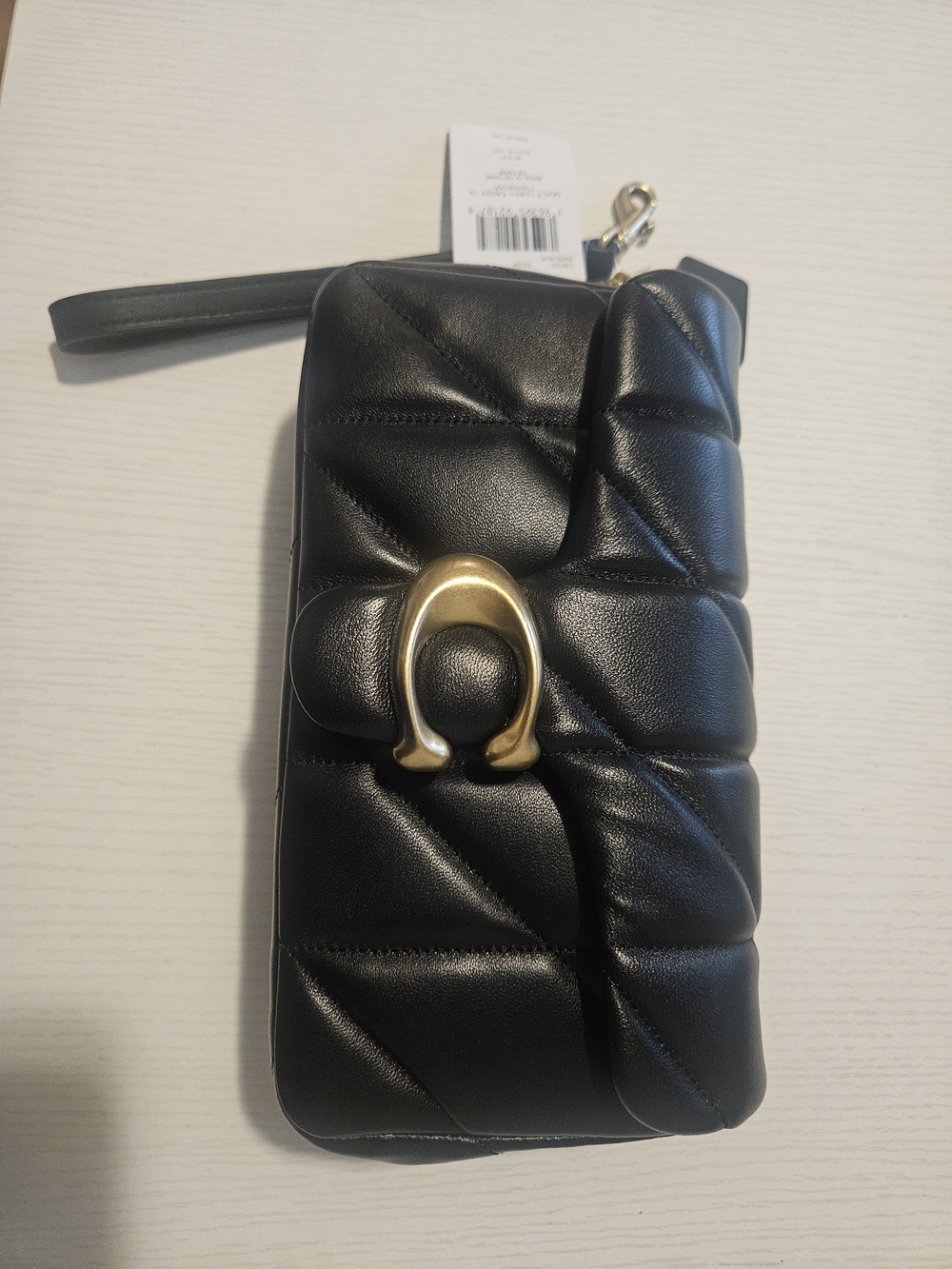 Coach Black Quilted Tabby 19 with Gold Hardware